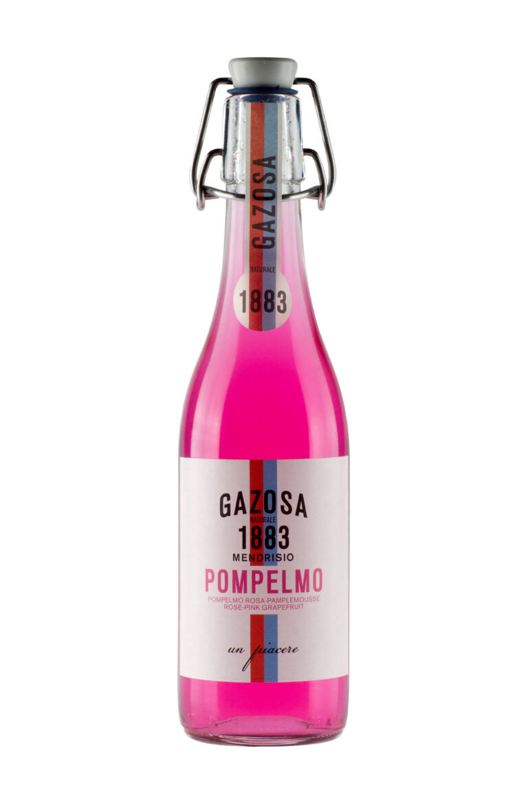 Soleegusto-20 x 33cl Gazosa Pompelmo Rosa - Grapefruit - Bügelflasche zuzüglich Depot Fl.1.00 | Har.5.00--pompelmo normal buegel x