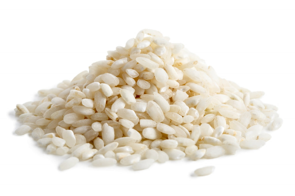 Soleegusto-Riso Mandello - Risotto Reis grosskörnig im Linensack 500g--riso gigante melotti offen