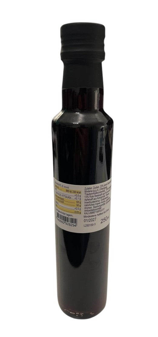 Soleegusto-Rote Bete, Ingwer und Apfel Balsamo 250ml - 3% Säure-Himbeer Balsamico Essig-rotebete ingwer aprel balsamico retro ml