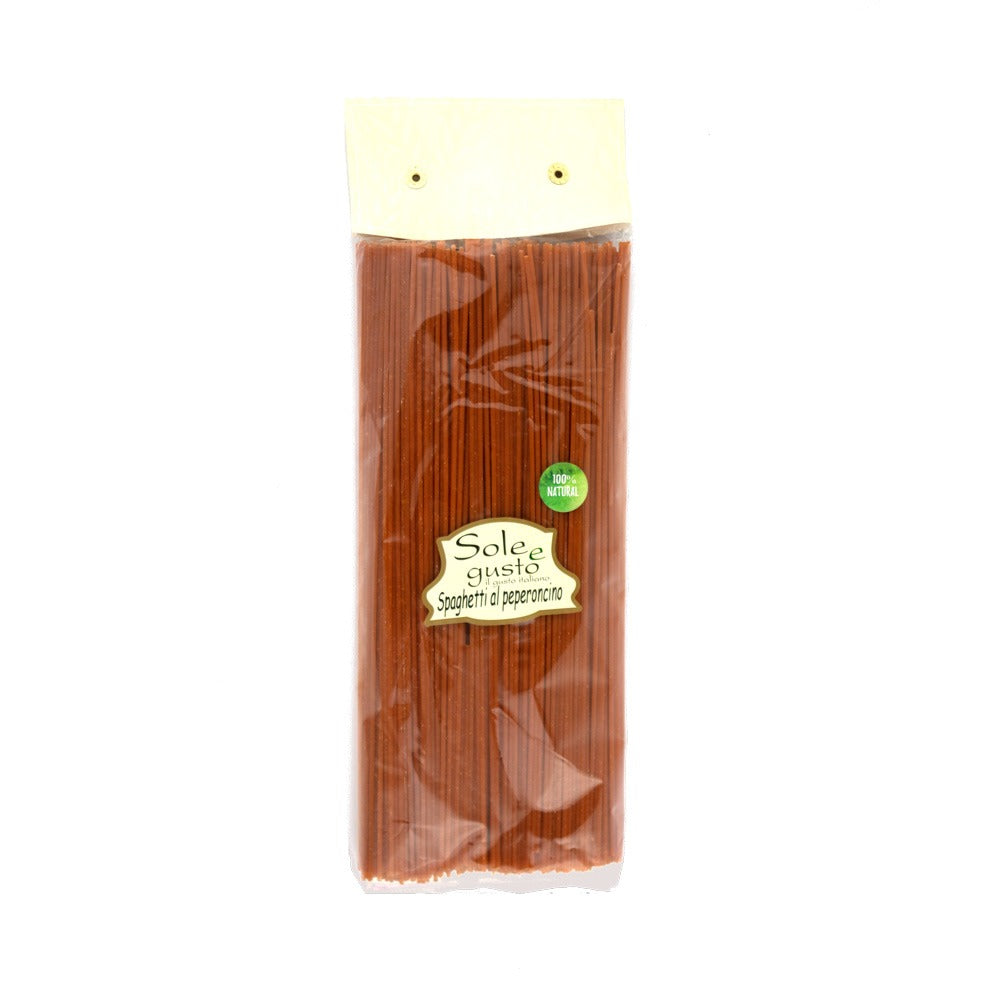 Soleegusto-Spaghetti al peperoncino - aus Hartweizengriess (leicht scharf) - 500g--spaghettialpeperoncino