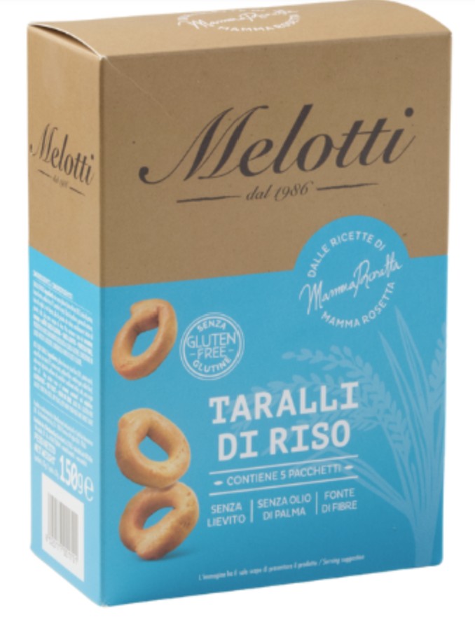 Taralli di Riso glutenfree 150g - Riso Melotti