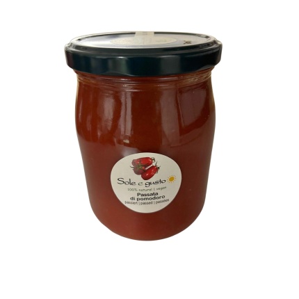 Soleegusto-Pomodori Pelati - ganze Pelati-Tomaten ohne Zuckerzusatz - 500g--bild pomodori passati g