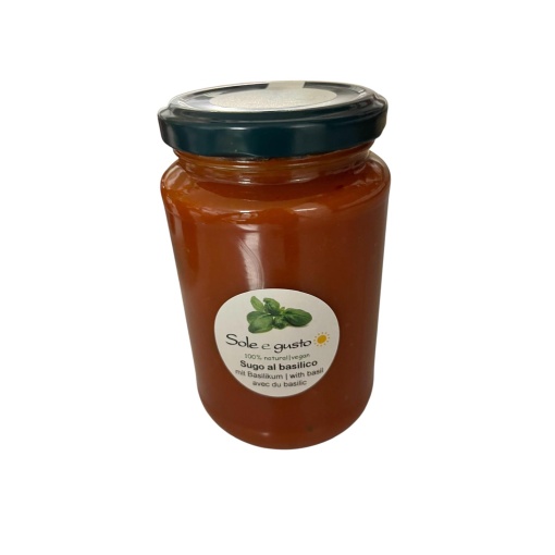 Soleegusto-Pomodori Pelati - ganze Pelati-Tomaten ohne Zuckerzusatz - 500g--bild sugo basilico g