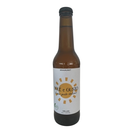 Soleegusto-24 x sole e gusto Bier – Helles nach alter römischer Tradition 33 cl--bild soleegusto helles
