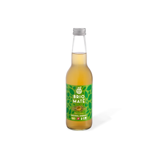 Soleegusto-12 x 33cl Brio Mate Strawberry & Lime bio 33cl in Glaschflasche--mint scaled