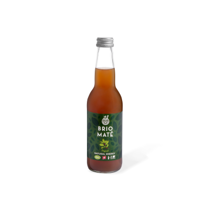 Soleegusto-12 x 33cl Brio Mate Strawberry & Lime bio 33cl in Glaschflasche--original scaled