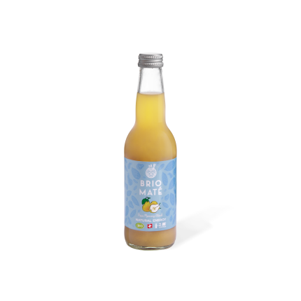 Soleegusto-12 x 33cl Brio Mate Strawberry & Lime bio 33cl in Glaschflasche--pear scaled