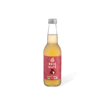 Soleegusto-Brio Mate Strawberry & Lime Sparkling bio 25cl - in Dose Kiste 12x25cl--lychee scaled