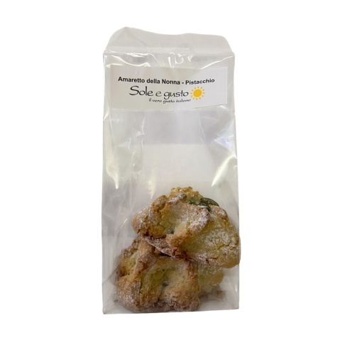 Soleegusto-20 x Amaretti della Nonna Likör - Grappa, Kirsch u. Marc de Champagne - 90g - 6 Stück--bild amaretti alpistacchio