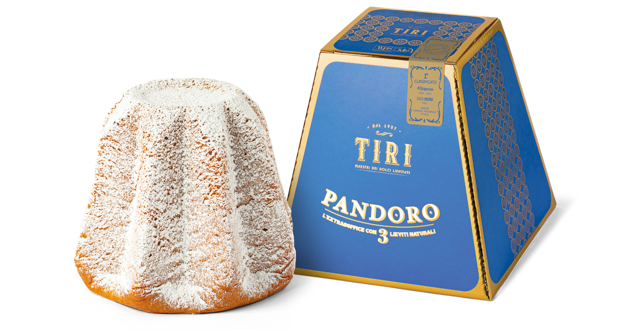 Soleegusto-6 x 800g TIRI Panettone Pandoro + bustina zucchero a velo – Nr. 1 Italiens (Vorbestellung – Auslieferung ab Ende Oktober 26)--tiri pandoro g